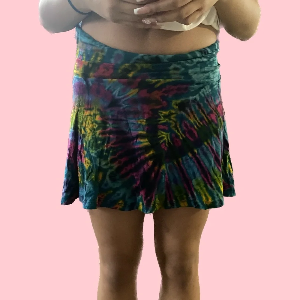 Tie Dye mini skirt - Picture 2 of 2
